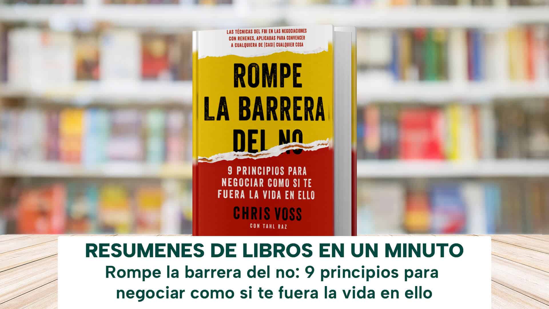 Rompe La Barrera del No / Never Split the Difference : Voss, Chris:  : Libros